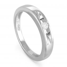 Кольцо из белого золота KABAROVSKY K11-1064-1000 с бриллиантом K11-1064-1000 фото