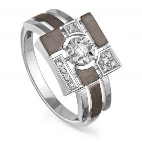 Кольцо из белого золота KABAROVSKY K11-11041-1000 с бриллиантом K11-11041-1000 фото