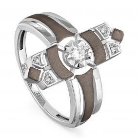 Кольцо из белого золота KABAROVSKY K11-11052-1002 с бриллиантом K11-11052-1002 фото
