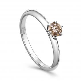 Кольцо из белого золота KABAROVSKY K11-11071-9200 с бриллиантом K11-11071-9200 фото