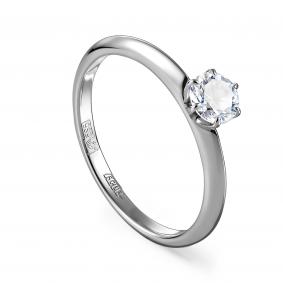 Кольцо из белого золота KABAROVSKY K11-11072-1000 с бриллиантом K11-11072-1000 фото