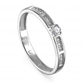 Кольцо из белого золота KABAROVSKY K11-11204-1000 с бриллиантом K11-11204-1000 фото