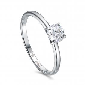 Золотое кольцо KABAROVSKY K11-12179-14300 с бриллиантом выращенным K11-12179-14300 фото