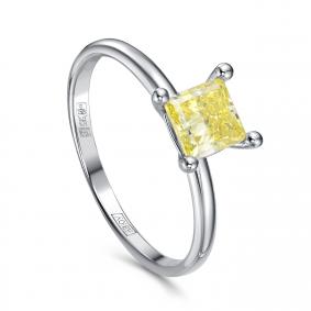 Золотое кольцо KABAROVSKY K11-12181-15600 с бриллиантом выращенным K11-12181-15600 фото