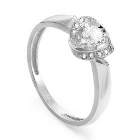 Кольцо из белого золота KABAROVSKY K11-1587-1000 с бриллиантом K11-1587-1000 фото