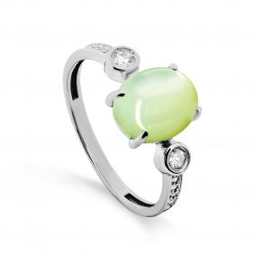 Серебряное кольцо KABAROVSKY с улекситом и фианитом K11-401-9400 K11-401-9400 фото