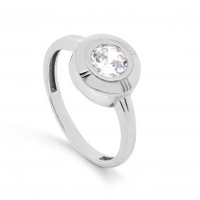 Серебряное кольцо KABAROVSKY K11-403-7900 с фианитом K11-403-7900 фото