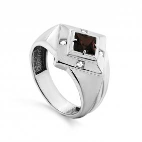 Серебряное кольцо KABAROVSKY K11-434-31300 с фианитом и Swarovski K11-434-31300 фото