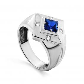 Серебряное кольцо KABAROVSKY K11-434-8200 с фианитом и шпинелью K11-434-8200 фото
