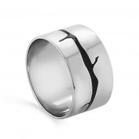 Серебряное кольцо KABAROVSKY K11-462-0002 с эмалью K11-462-0002 фото