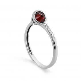 Серебряное кольцо KABAROVSKY K11-480-0100 с фианитом K11-480-0100 фото