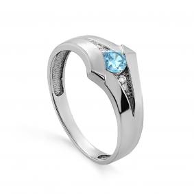Серебряное кольцо KABAROVSKY K11-491-0100 с фианитом K11-491-0100 фото