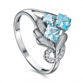 Серебряное кольцо KABAROVSKY K11-502-40100 с фианитом K11-502-40100 фото