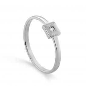 Серебряное кольцо KABAROVSKY K11-522-1000 с бриллиантом K11-522-1000 фото