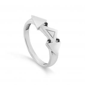 Серебряное кольцо KABAROVSKY K11-585-41000 с фианитом K11-585-41000 фото