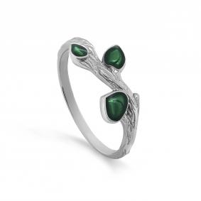 Серебряное кольцо KABAROVSKY K11-588-0013 с эмалью K11-588-0013 фото