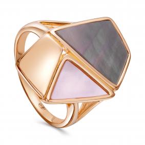 Кольцо из золочёного серебра KABAROVSKY K11-7033-8687 с перламутром K11-7033-8687 фото