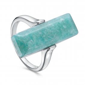 Серебряное кольцо KABAROVSKY K11-7040-20100 с амазонитом K11-7040-20100 фото