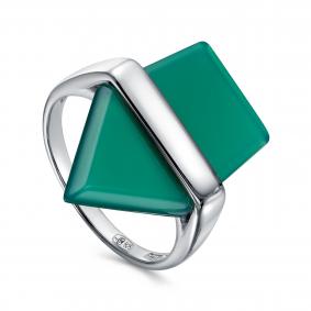 Серебряное кольцо KABAROVSKY K11-7041-4200 с агатом K11-7041-4200 фото