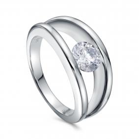 Серебряное кольцо KABAROVSKY K11-7052-7900 с фианитом K11-7052-7900 фото