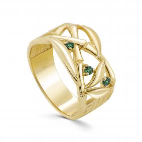 Кольцо из лимонного серебра KABAROVSKY K11-717-40431 с фианитом K11-717-40431 фото