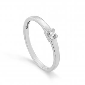 Серебряное кольцо KABAROVSKY K11-735-1000 с бриллиантом K11-735-1000 фото