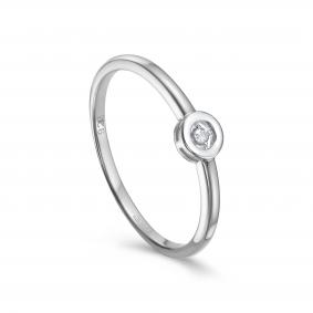 Серебряное кольцо KABAROVSKY K11-885-1000 с бриллиантом K11-885-1000 фото
