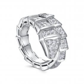 Серебряное кольцо Символ года Змея KABAROVSKY с фианитом K11-9027-7900 K11-9027-7900 фото