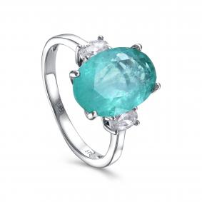 Серебряное кольцо KABAROVSKY K11-9040-63000 с фианитом и алпанитом K11-9040-63000 фото