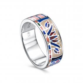 Серебряное кольцо KABAROVSKY K11-9053-0001 с эмалью K11-9053-0001 фото