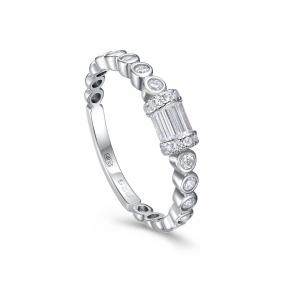 Серебряное кольцо KABAROVSKY K11-9101-7900 с фианитом K11-9101-7900 фото