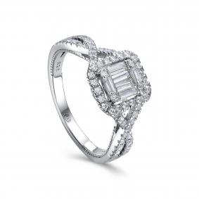 Серебряное кольцо KABAROVSKY K11-9104-7900 с фианитом K11-9104-7900 фото