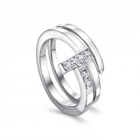 Серебряное кольцо KABAROVSKY K11-9106/2-7900 с фианитом K11-9106/2-7900 фото