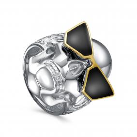 Серебряное кольцо KABAROVSKY K11-928-0002 с эмалью K11-928-0002 фото