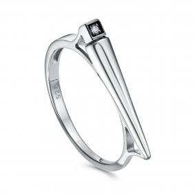 Серебряное кольцо KABAROVSKY K11-931-1089 с бриллиантом K11-931-1089 фото