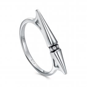 Серебряное кольцо KABAROVSKY K11-932-1089 с бриллиантом K11-932-1089 фото