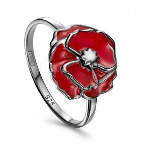 Серебряное кольцо KABAROVSKY K11-943-0018 с эмалью K11-943-0018 фото