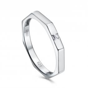 Серебряное кольцо KABAROVSKY K11-948-1000 с бриллиантом K11-948-1000 фото