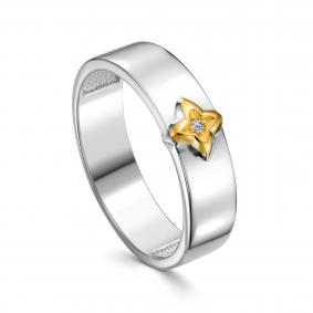 Серебряное кольцо KABAROVSKY K11-950-1087 с бриллиантом K11-950-1087 фото