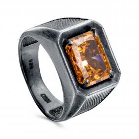 Кольцо из черненого серебра KABAROVSKY с бриллианитом K11-953-12483 K11-953-12483 фото