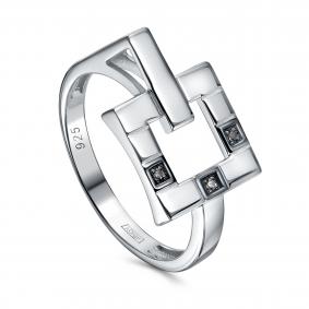 Серебряное кольцо KABAROVSKY K11-961-1089 с бриллиантом K11-961-1089 фото