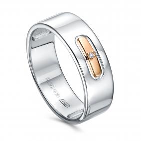 Серебряное кольцо KABAROVSKY K11-979-1000 с бриллиантом K11-979-1000 фото