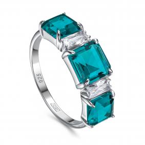 Серебряное кольцо KABAROVSKY K11-985-61200 с фианитом и алпанитом K11-985-61200 фото