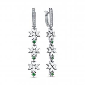 Серебряные серьги KABAROVSKY K12-1030-40400 с фианитом K12-1030-40400 фото