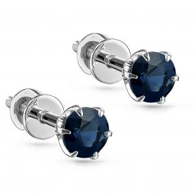 Серьги из белого золота KABAROVSKY K12-11072-1100 с сапфиром K12-11072-1100 фото