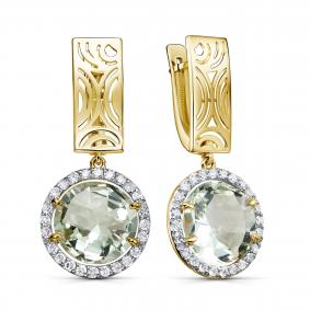 Золотые серьги KABAROVSKY K12-22149-21100 K12-22149-21100 фото