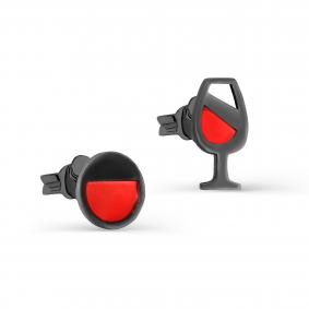 Серебряные серьги KABAROVSKY K12-304-0028 с керамикой и эмалью K12-304-0028 фото