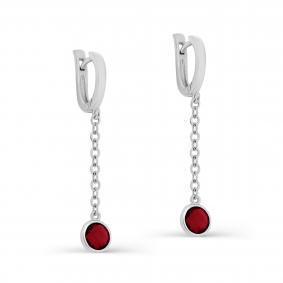 Серебряные серьги KABAROVSKY K12-312-60300 с алпанитом K12-312-60300 фото