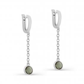 Серебряные серьги KABAROVSKY K12-312-61000 с алпанитом K12-312-61000 фото