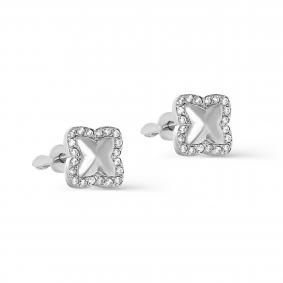 Серебряные серьги KABAROVSKY K12-440-7900 с фианитом K12-440-7900 фото